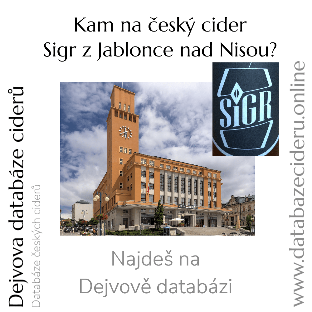 Kam na český cider Sigr z Jablonce nad Nisou?
